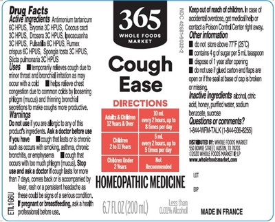 Coughease (365 Whole Foods) Eti.1g6u (bottle)